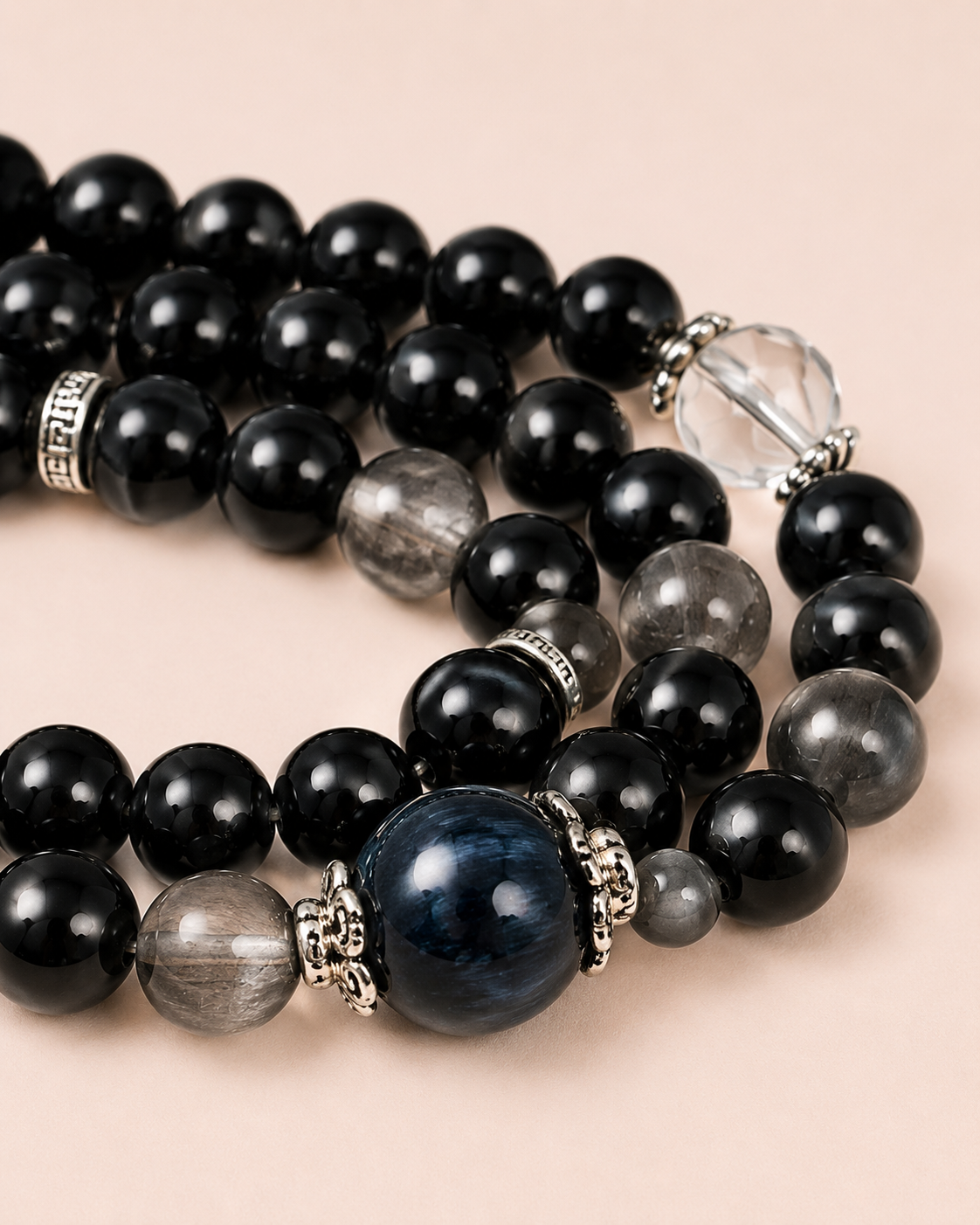 Noir Eclipse Obsidian Bracelet