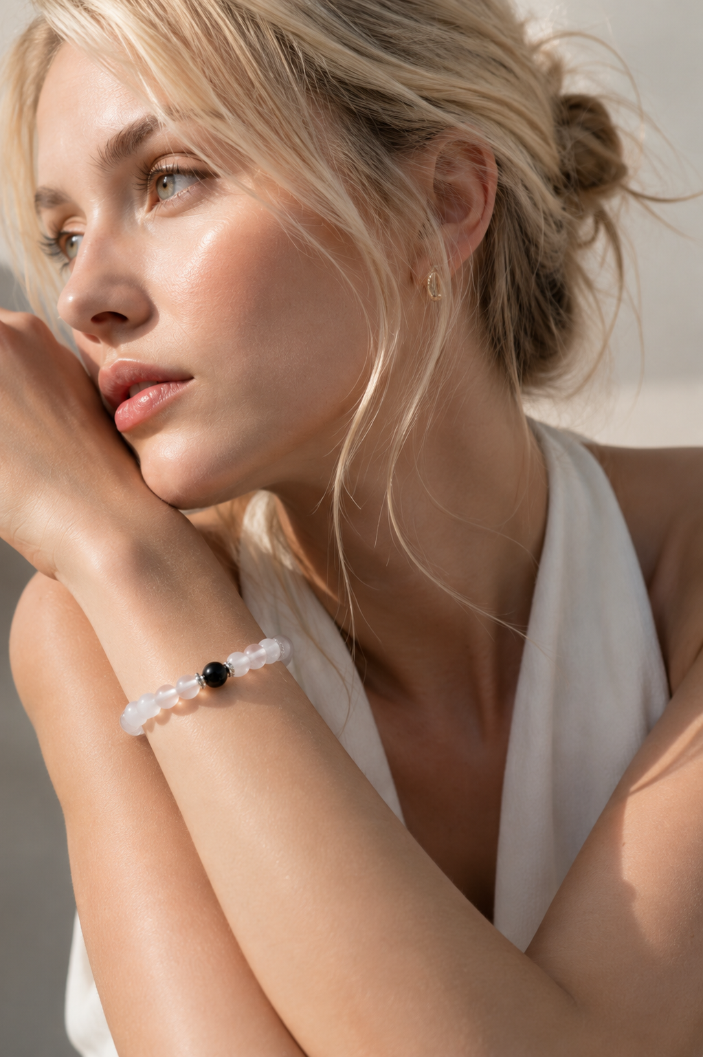 Lunar Promise Blue Moonstone Bracelet