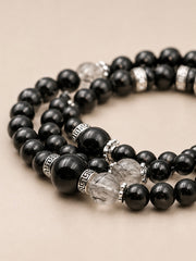 Noir Eclipse Obsidian Bracelet