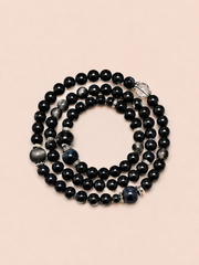 Noir Eclipse Obsidian Bracelet