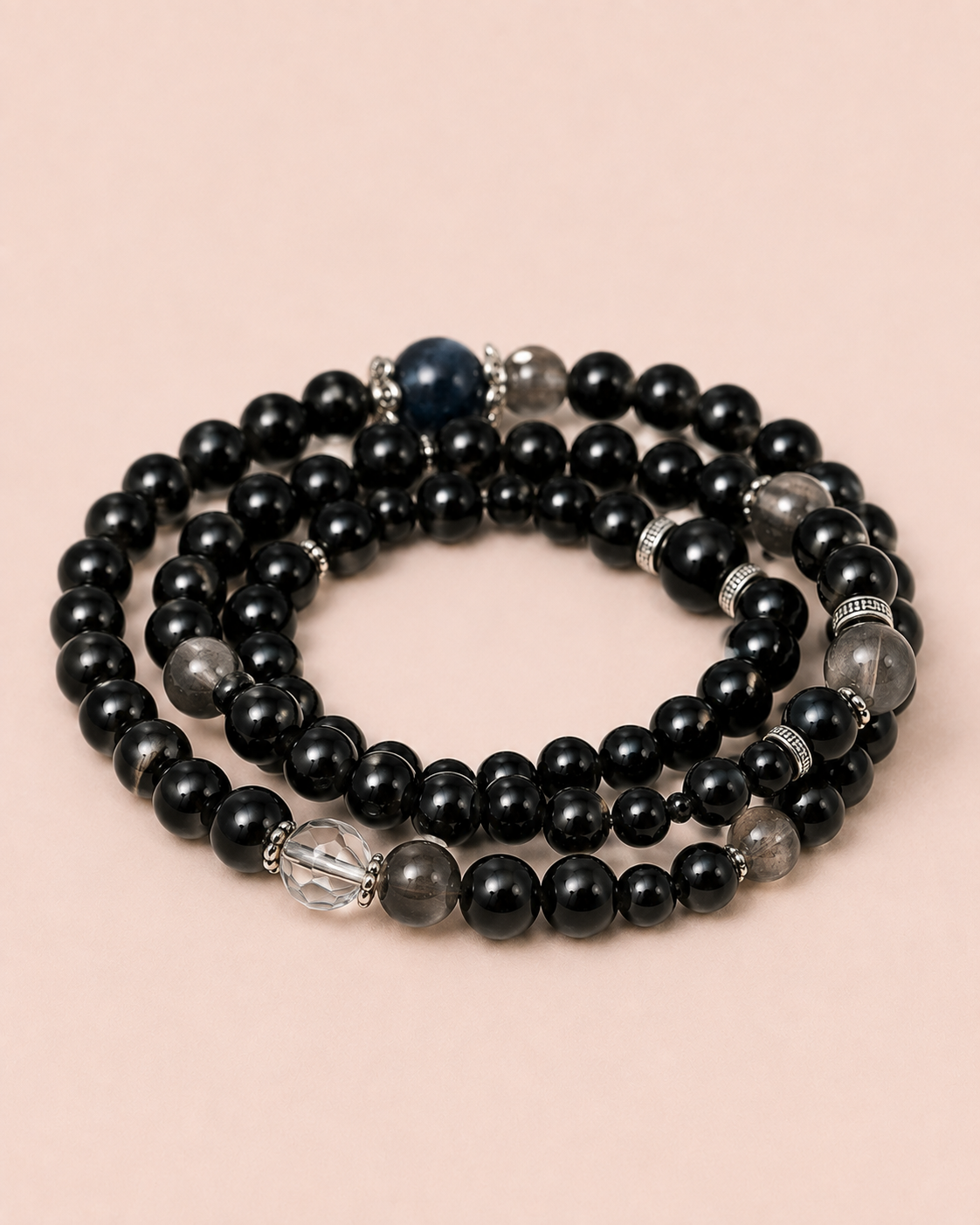 Noir Eclipse Obsidian Bracelet