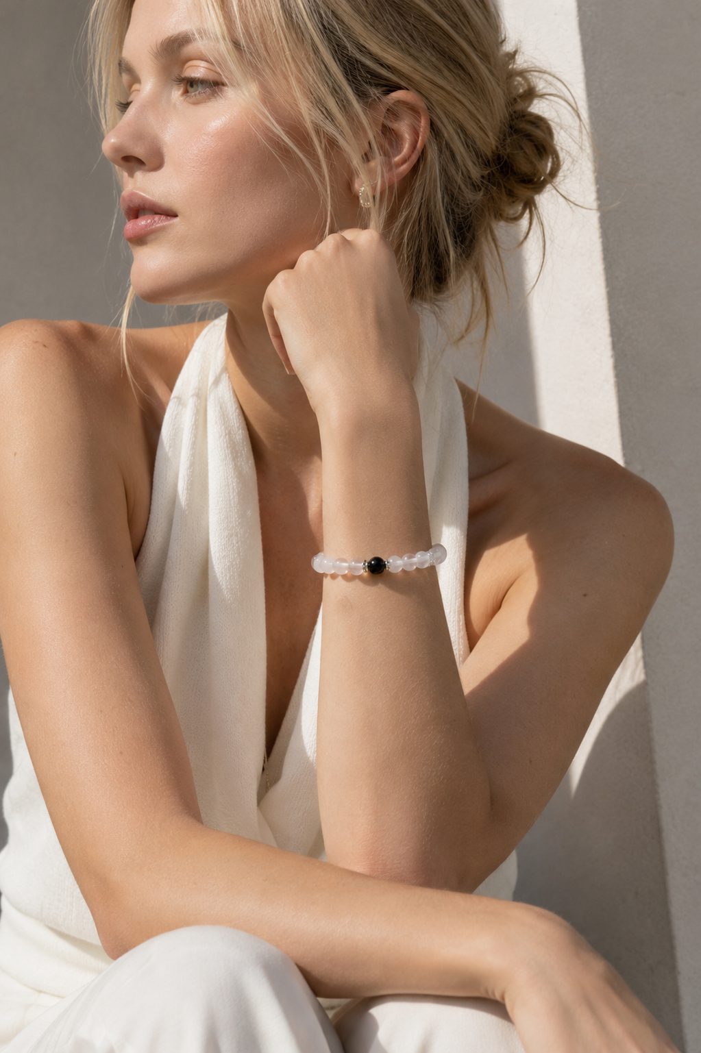 Lunar Promise Blue Moonstone Bracelet